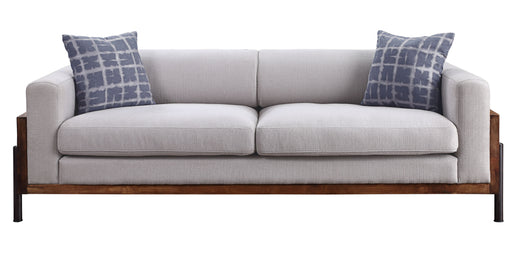 Pelton - Sofa - Fabric & Walnut Unique Piece Furniture