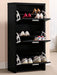 Vivian - 3-Drawer Shoe Cabinet - Black Unique Piece Furniture