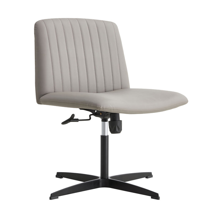 High Grade PU Material. Home Computer Chair Office Chair Adjustable 360 В° Swivel Cushion Chair With Black Foot Swivel Chair Makeup Chair Study Desk Chair. No Wheels