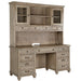 Lancaster - Credenza With Hutch - Dove Tail Grey Unique Piece Furniture