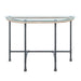 Brantley - Side Table - Clear Glass & Sandy Gray Finish Unique Piece Furniture