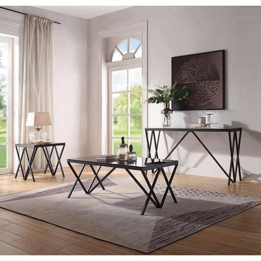 Magenta - Coffee Table - Black & Glass Unique Piece Furniture