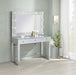 Umbridge - 3-Drawer Vanity With Lighting - Chrome And White Unique Piece Furniture