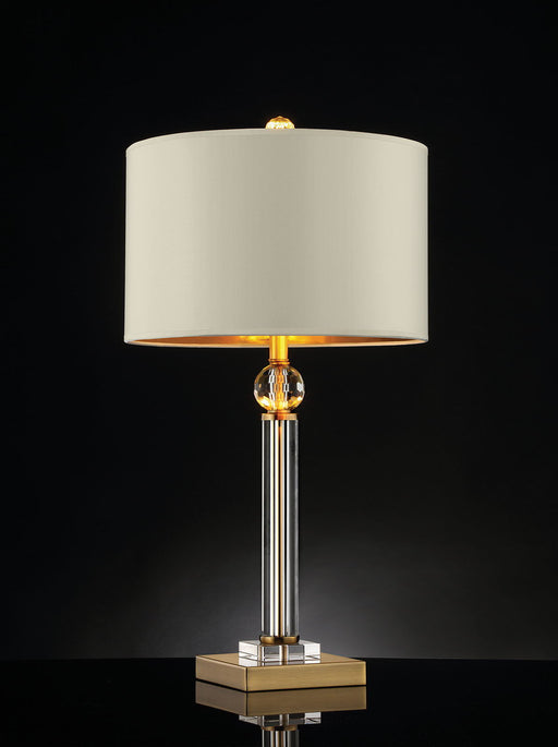Charis - Table Lamp - Gold / Ivory Unique Piece Furniture