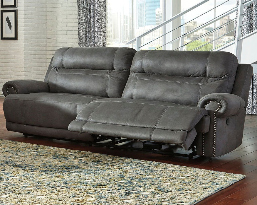 Austere - Gray - 2 Seat Reclining Sofa Unique Piece Furniture