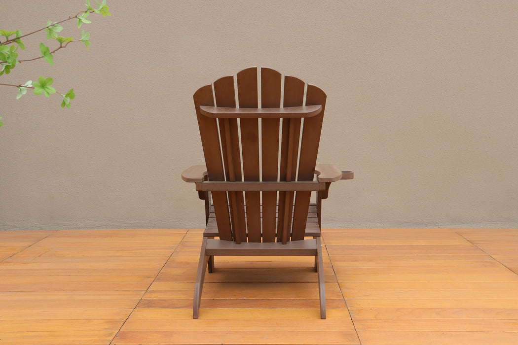 Polystyrene Adirondack Chair Brown