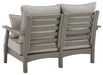 Visola - Gray - Loveseat W/Cushion Unique Piece Furniture