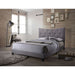 Venacha - Queen Bed - Gray Fabric Unique Piece Furniture