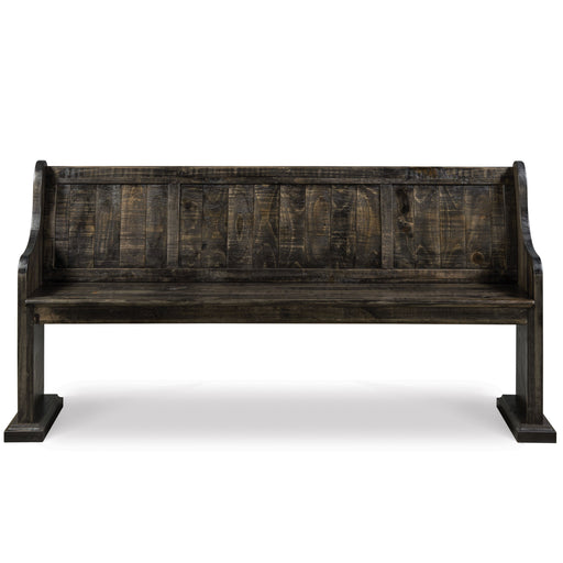 Bellamy - Bench With Back - Peppercorn Unique Piece Furniture