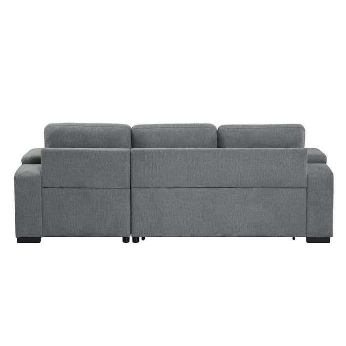 Kabira - Sectional Sofa - Gray Fabric Unique Piece Furniture