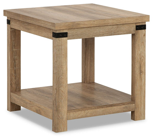 Calaboro - Light Brown - Square End Table Unique Piece Furniture