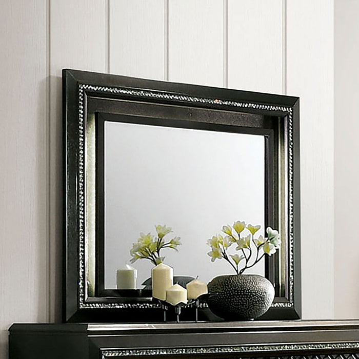 Demetria - Mirror - Metallic Gray Unique Piece Furniture