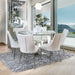 Izzy - Round Dining Table - Silver Unique Piece Furniture