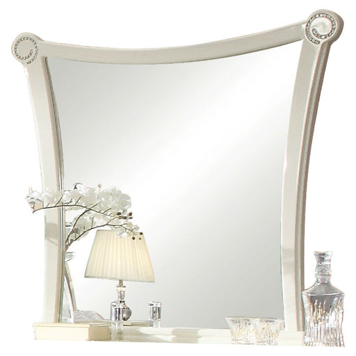 Bellagio - Mirror - Ivory High Gloss Unique Piece Furniture