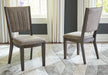Wittland - Dark Brown - Dining Uph Side Chair (Set of 2) Unique Piece Furniture