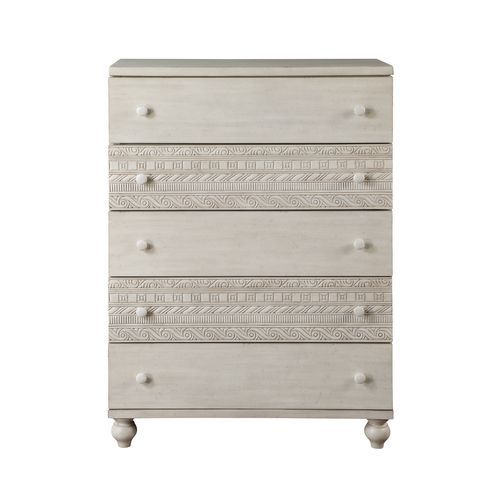 Roselyne - Chest - Antique White Finish Unique Piece Furniture