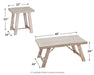 Carynhurst - Whitewash - Occasional Table Set (Set of 3) Unique Piece Furniture