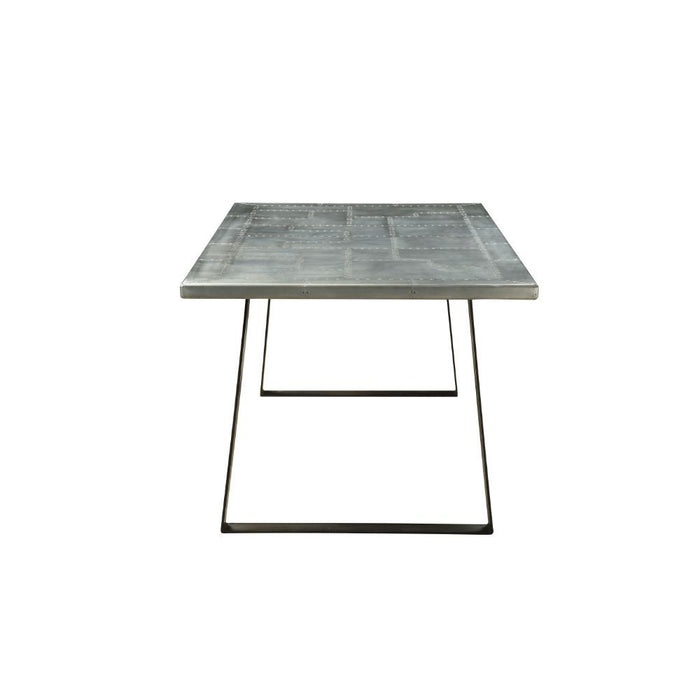 Kaylia - Dining Table - Aluminum & Gunmetal Unique Piece Furniture