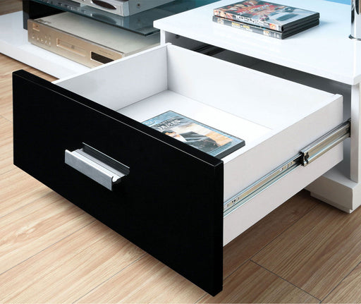 Egaleo - TV Console - Black / White Unique Piece Furniture