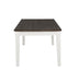 Kingman - 4-Drawer Dining Table - Espresso And White Unique Piece Furniture