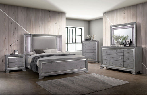 Alanis - Mirror - Light Gray Unique Piece Furniture