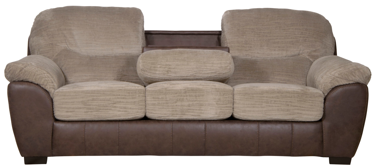 McMahon - Sofa With Drop Down Table - Bark