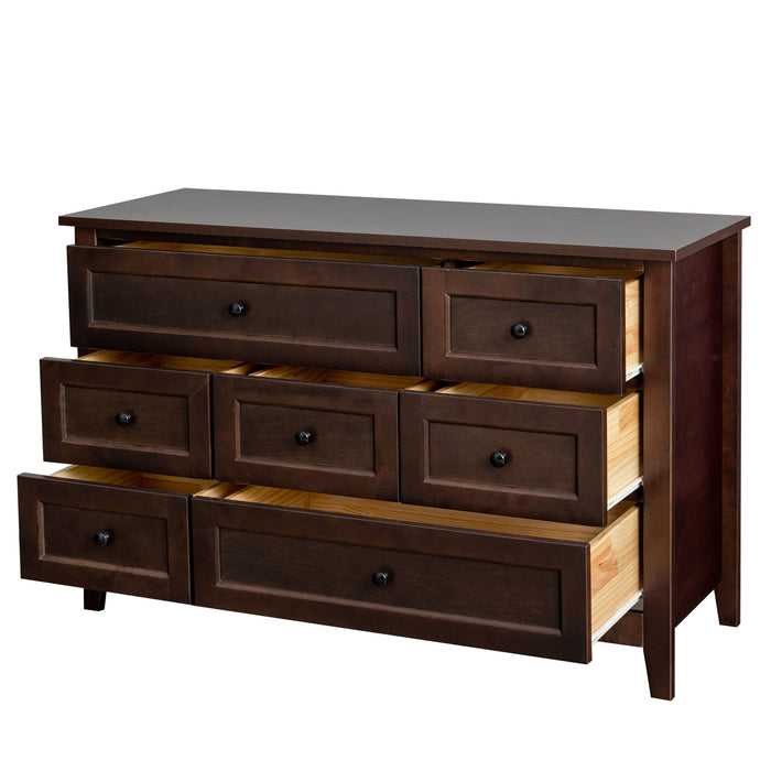 Drawer Dresser Cabinet Bar Cabinet, Storge Cabinet, Lockers, Can Be Placed In The Living Room, Bedroom, Dining Room - Antique Auburn