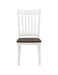Kingman - Slat Back Dining Chairs (Set of 2) - Espresso And White Unique Piece Furniture
