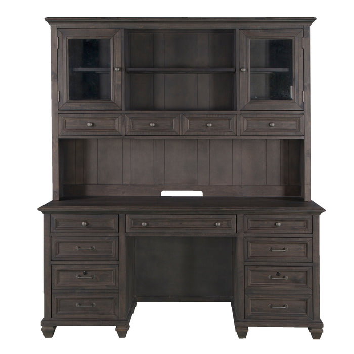 Sutton Place - Hutch - Weathered Charcoal Unique Piece Furniture
