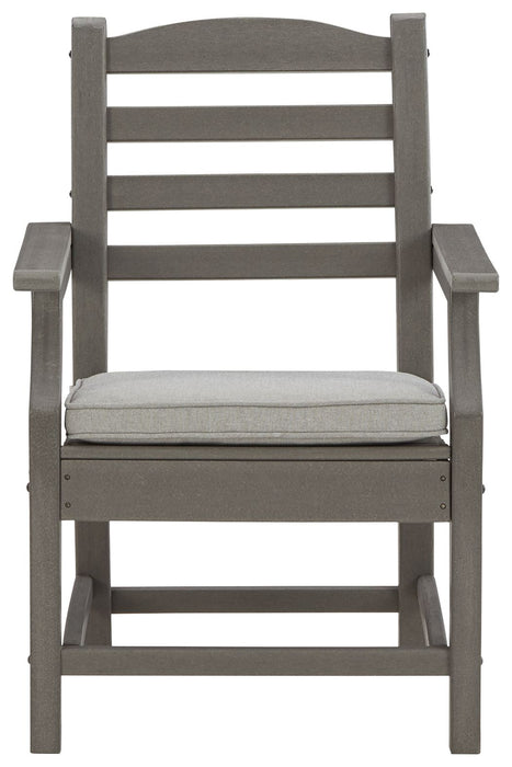 Visola - Gray - Arm Chair With Cushion (Set of 2) Unique Piece Furniture