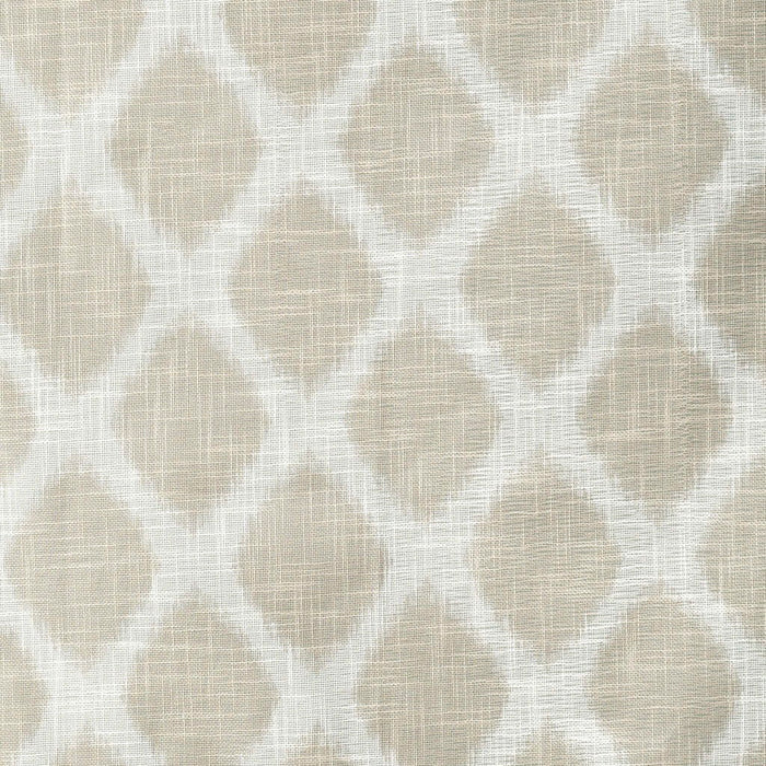 Printed Ikat Blackout Curtain Panel, Taupe