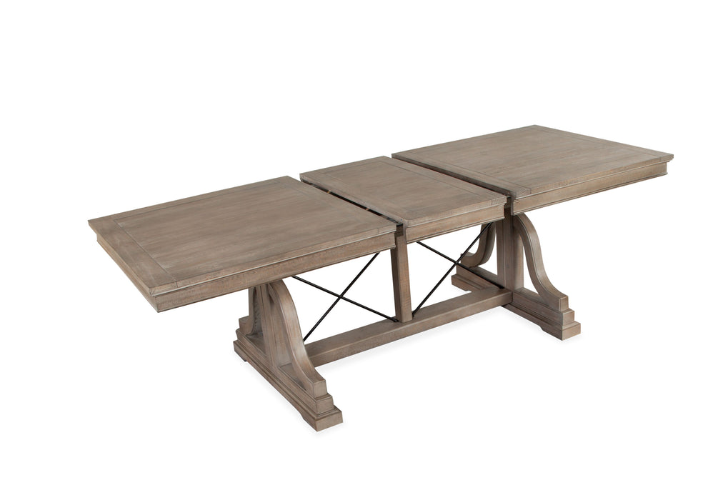 Paxton Place - Trestle Dining Table - Dovetail Grey