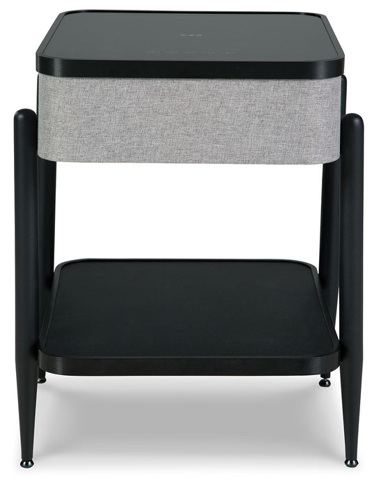 Jorvalee - Gray / Black - Accent Table Unique Piece Furniture