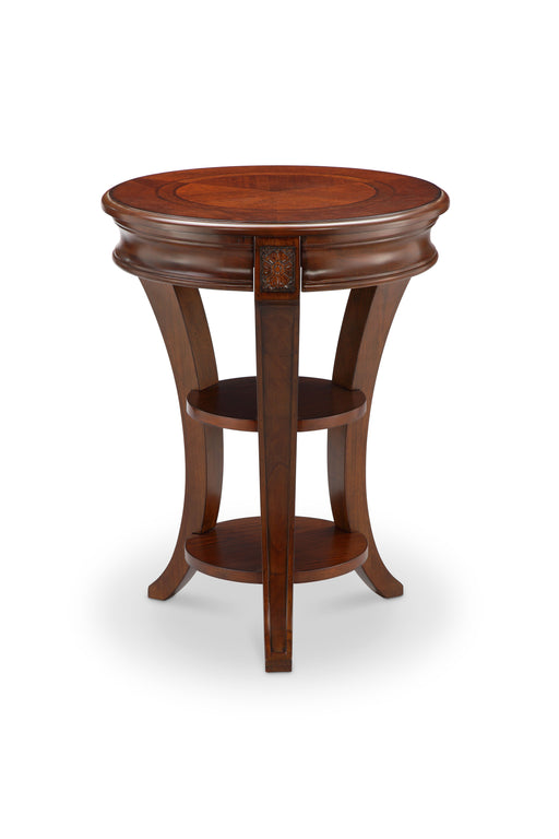 Winslet - Round Accent Table - Cherry Unique Piece Furniture