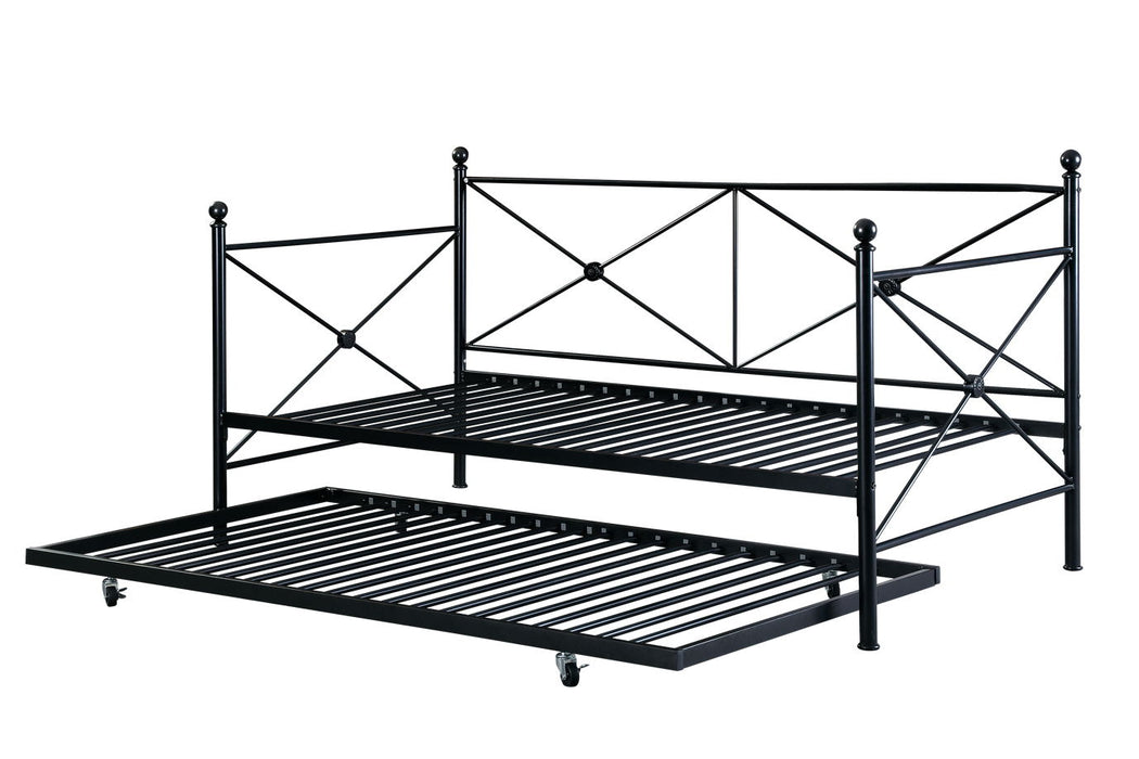 Daybed With Trundle (Black)