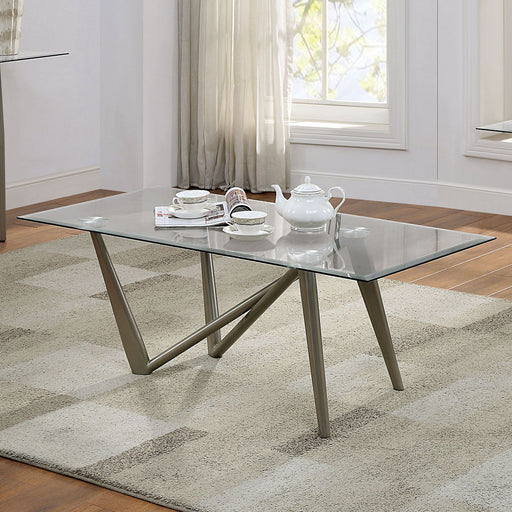 Villarsglane - Sofa Table - Pearl Silver Unique Piece Furniture