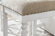 Robbinsdale - Antique White - Rect Drm Counter Tbl Set(Set of 5) Unique Piece Furniture