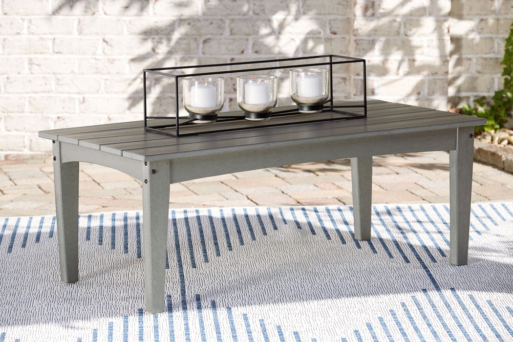 Visola - Gray - Rectangular Cocktail Table Unique Piece Furniture