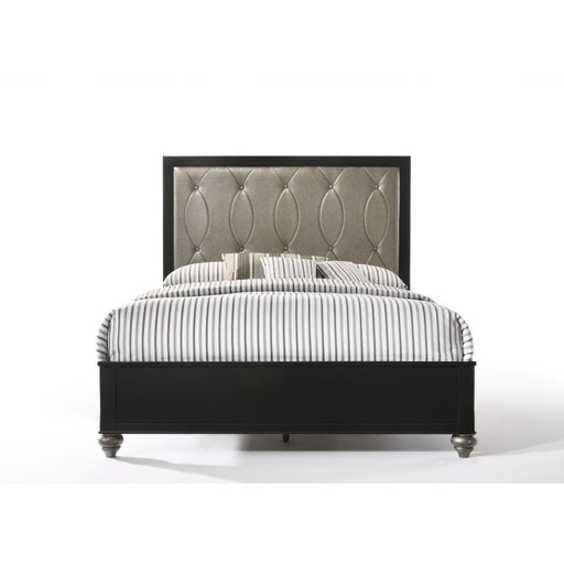 Ulrik - Eastern King Bed - Copper & Black Unique Piece Furniture