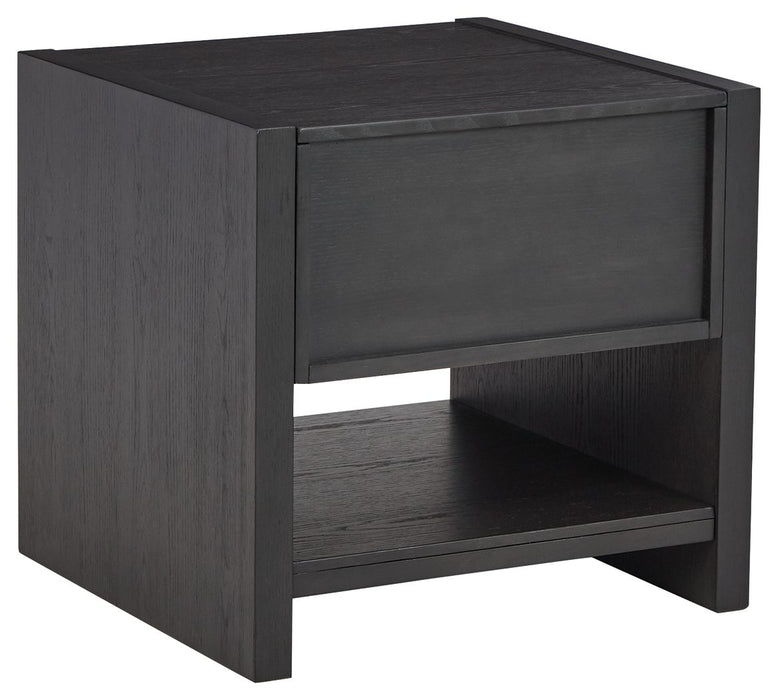 Foyland - Black - Square End Table Unique Piece Furniture