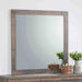 Frederick - Square Dresser Mirror - Weathered Oak Unique Piece Furniture
