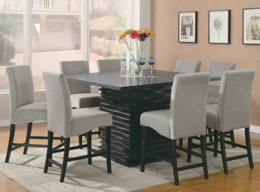 Stanton - Square Counter Table - Black Unique Piece Furniture