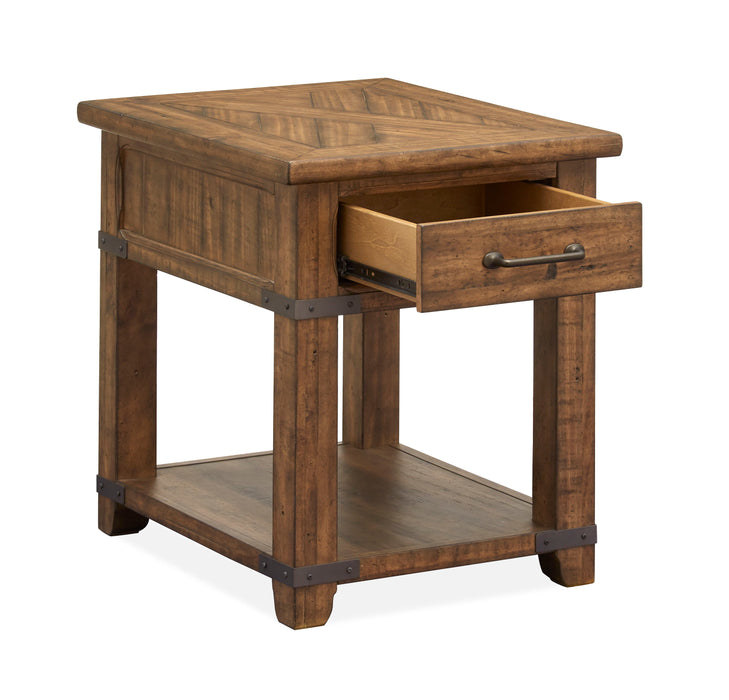 Chesterfield - Rectangular End Table - Farmhouse Timber Unique Piece Furniture