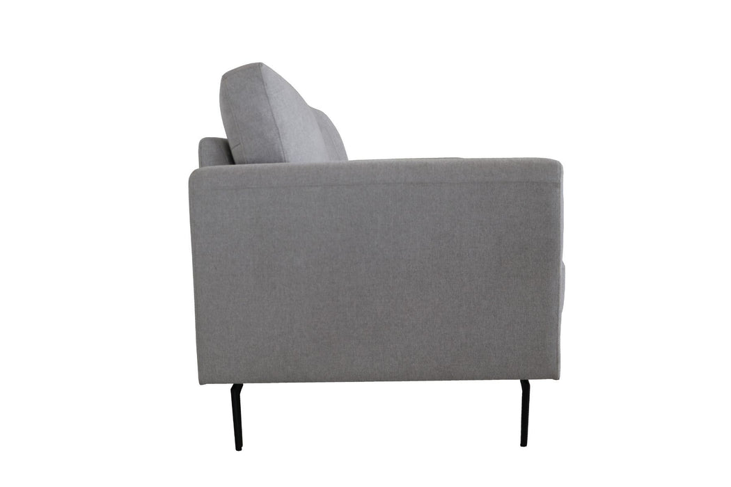 Kyrene - Loveseat - Light Gray Linen Unique Piece Furniture