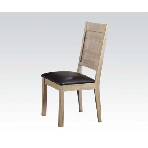 Ramona - Side Chair (Set of 2) - Espresso PU & Antique Beige Unique Piece Furniture