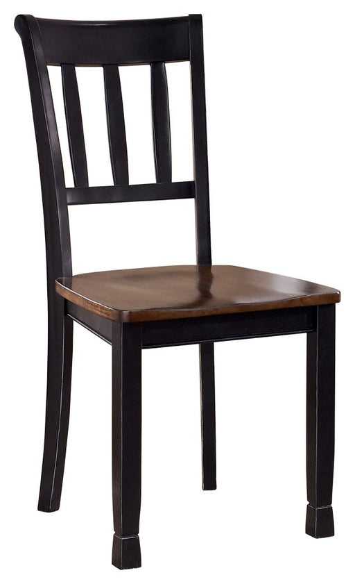 Owingsville - Black / Brown - Dining Room Side Chair (Set of 2) Unique Piece Furniture
