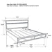 Miranda - 2-Drawer Storage Bed Unique Piece Furniture