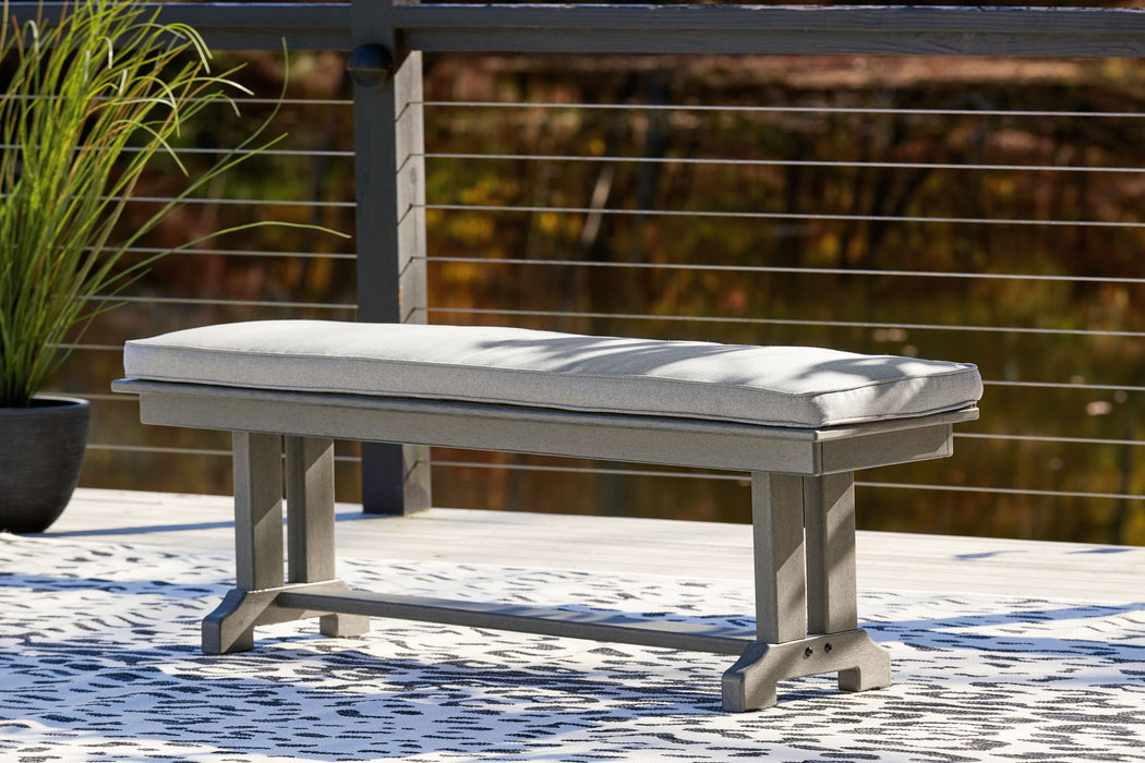 Visola - Gray - Bench With Cushion Unique Piece Furniture