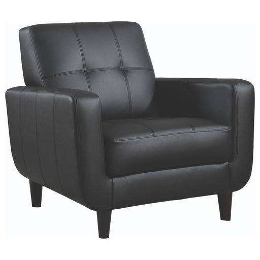 Aaron - Padded Seat Accent Chair - Black Unique Piece Furniture