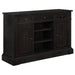 Phelps - 2-Door Rectangular Server - Antique Noir Unique Piece Furniture